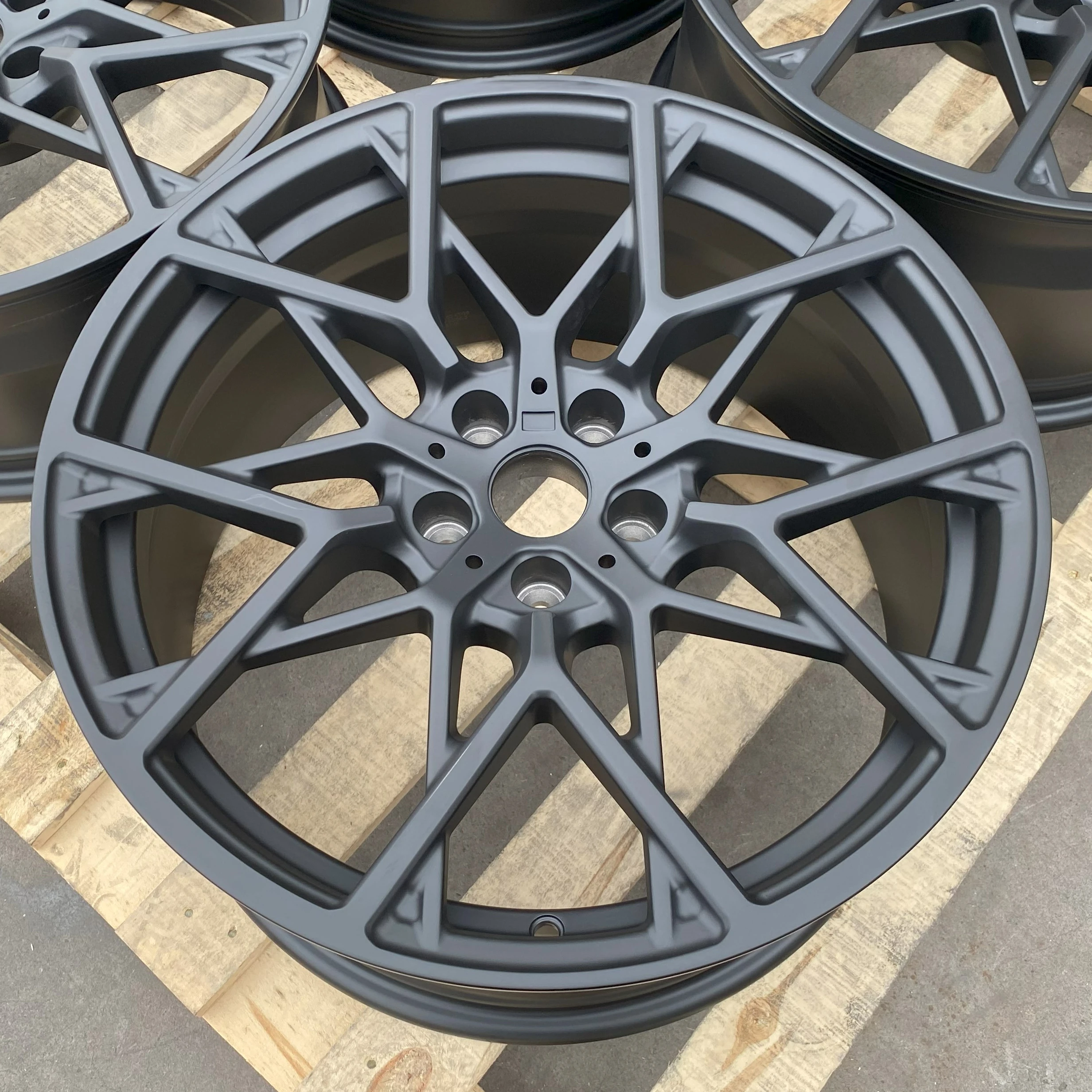 GVICHN matte black concave forged wheels 16 - 26 inch aluminum alloy rims 5x112 5x114.3 5x120 wheel hub