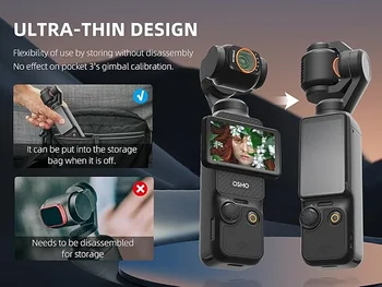Pocket4/3 Filter Wide-Angle Lens Soft Light UV Protection Filter CPL ND Reducing Light Filter OSMO Eye-Light Camera Accessories detail image