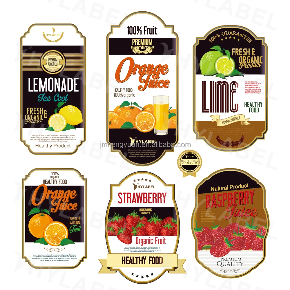 Custom Logo Sticker Waterproof Adhesive Paper Label BOPP Polypropylene ...