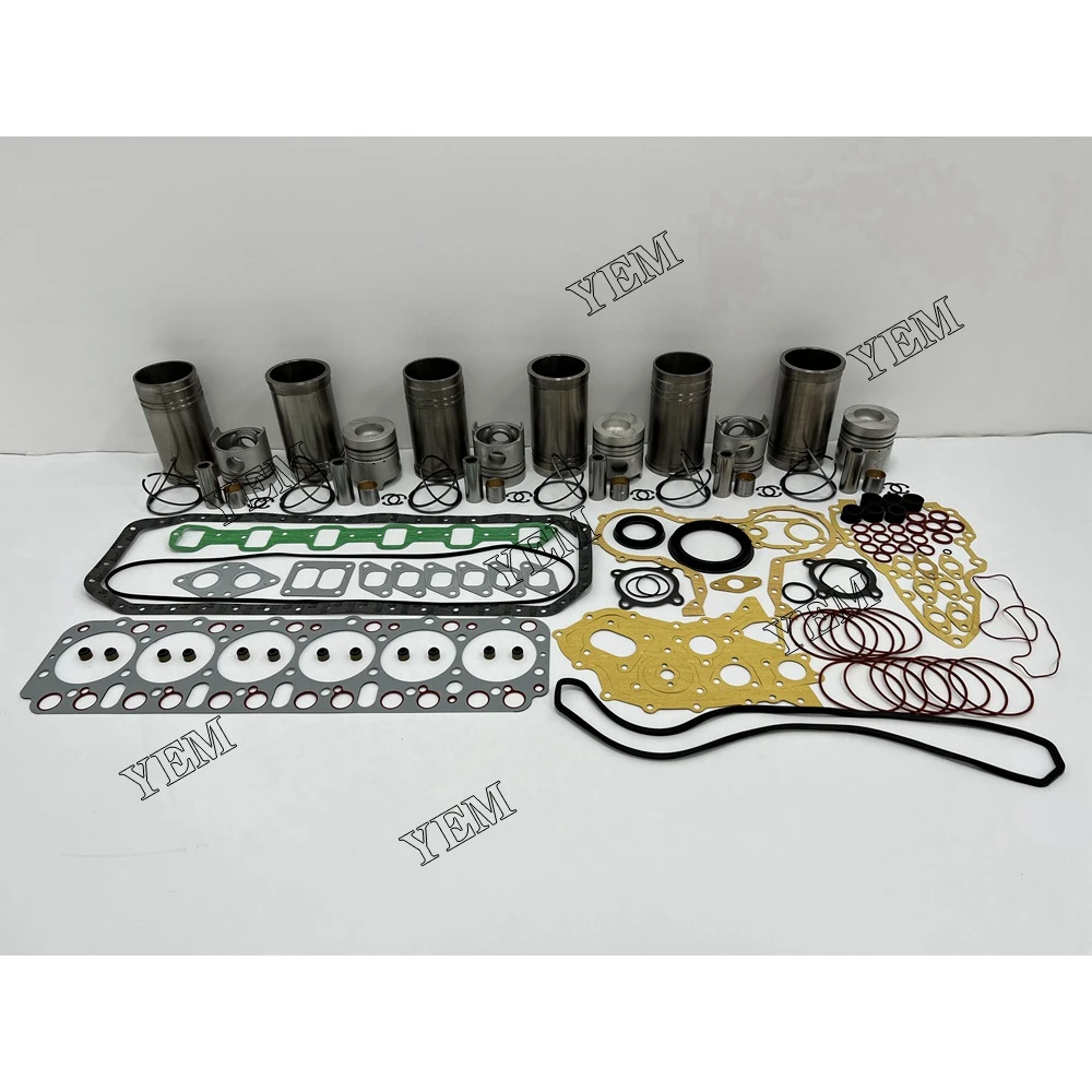 FD6 Overhaul Kit With Piston Ring Cylinder Liner Head Gasket Set for Nissan