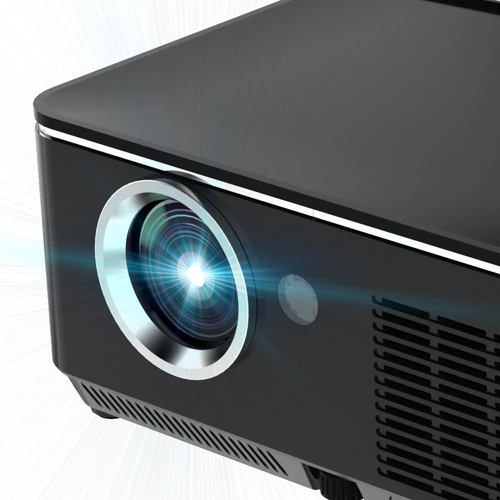WOWOTO Projector 5000 Lumens 1280*800 HD 1080P 4K Multimedia Video Projector Led Be 318776amer Android Projector 1000ANSI Lumens 318776