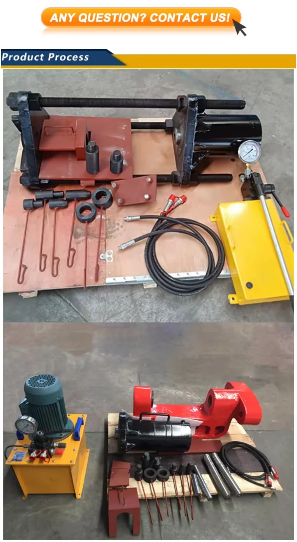 Track Puller Track Pin Press - Hydraulic Link Puller Machine for Excavators
