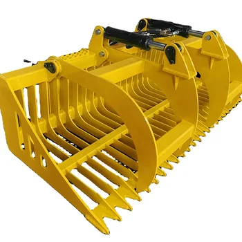 Promotion!! free shipping Wood Log Grapple Skeleton Bucket skid steer grapple attachments