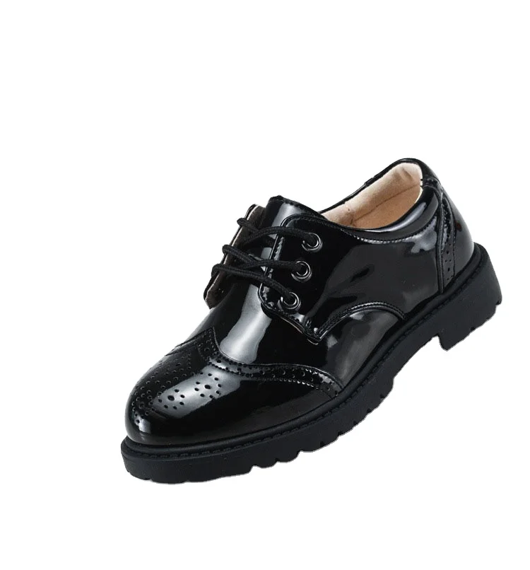 Нескользящие кроссовки для мальчиков, ортопедические, из искусственной кожи, на высоком каблуке, спортивная обувь на плоской подошве, на весну-осень