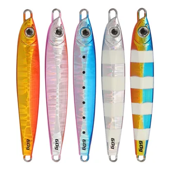 RUNTOO Japanese Laser Slow Pitch Jigging Lure Bait Vertical Sea Boat Fishing Metal Jig – Metal Jig – view 2