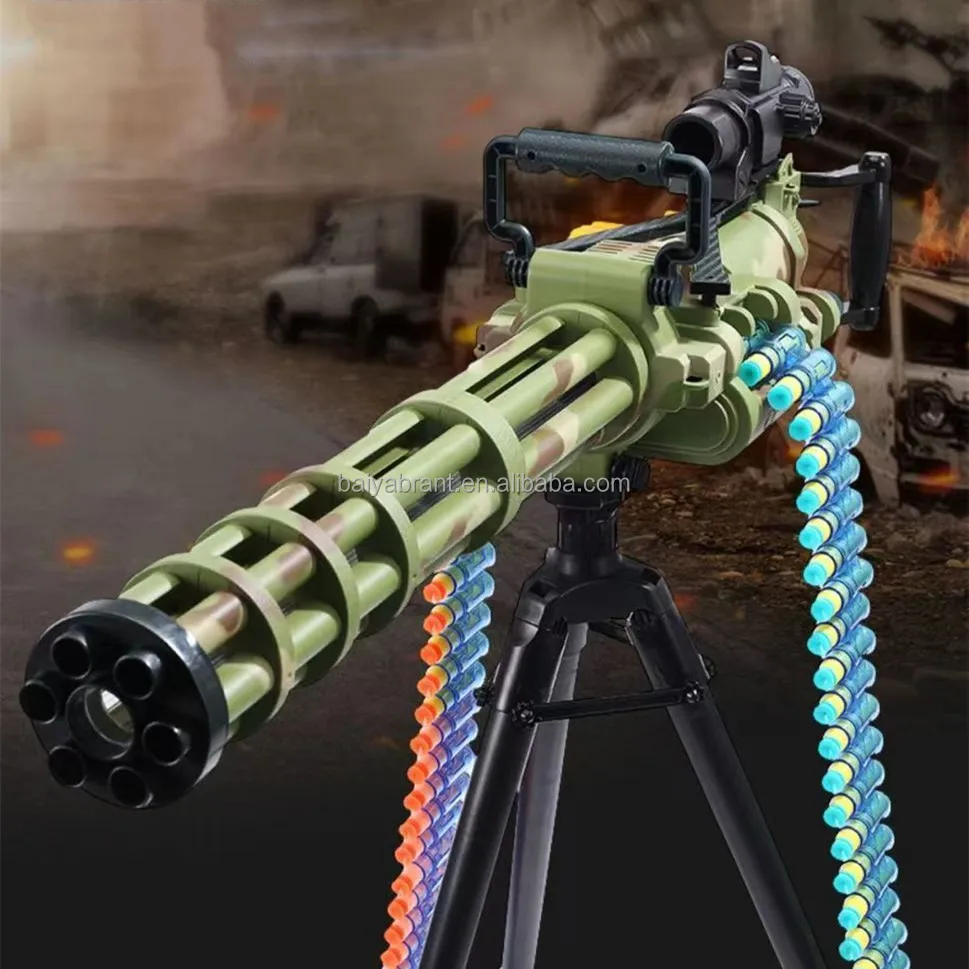 2014 New Toys Camouflage Military M134 Gatling Gun Foam