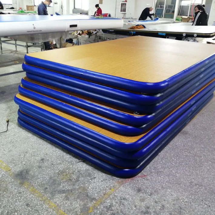 В наличии Тиковый надувной понтон водный остров лодка плот патио яхта док-платформа для купания на