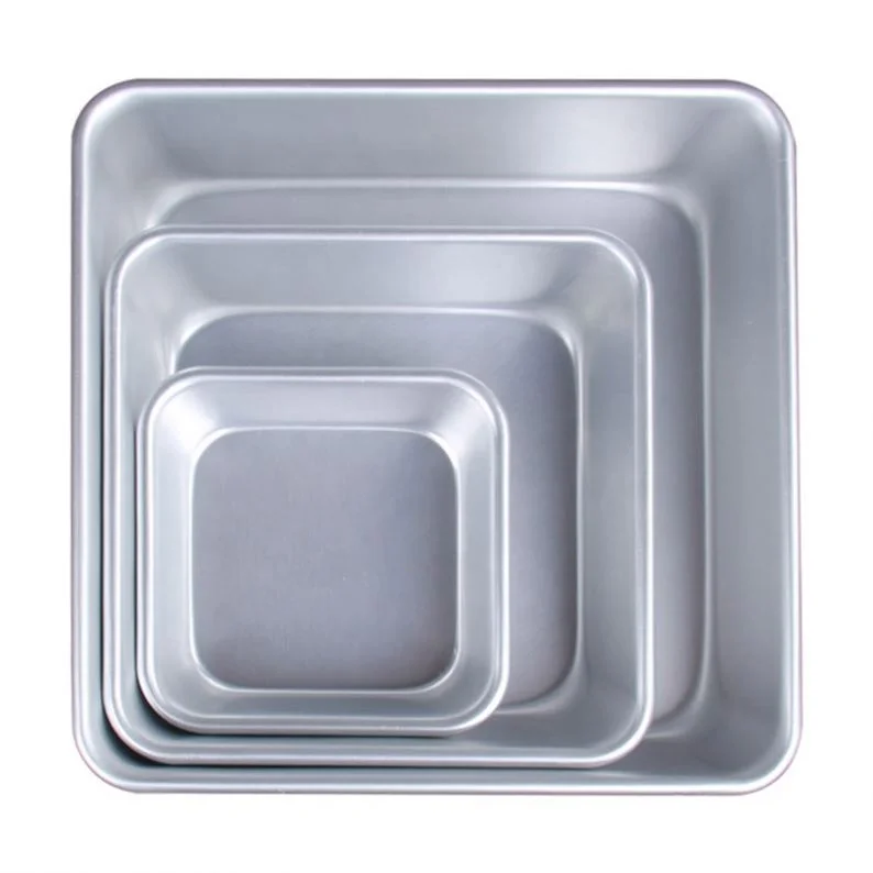 Square Cake Anodized Aluminum Baking Pan Ateco 12066 6