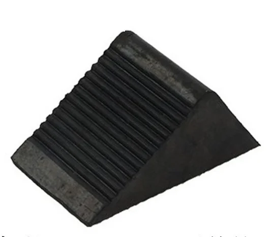 Portable Triangular Wooden Rubber Anti-skid Device Anti-slip Car Truck Plastic Slope Pad Rubber Plastic Wheel Stopper