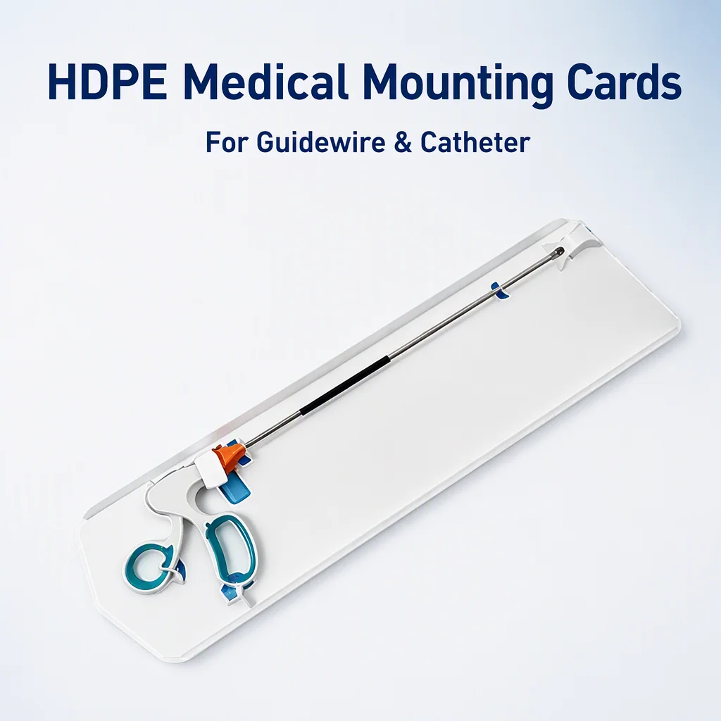 Space Saving Medical Pouch Die Cut Hdpe Cards for Medical Packaging