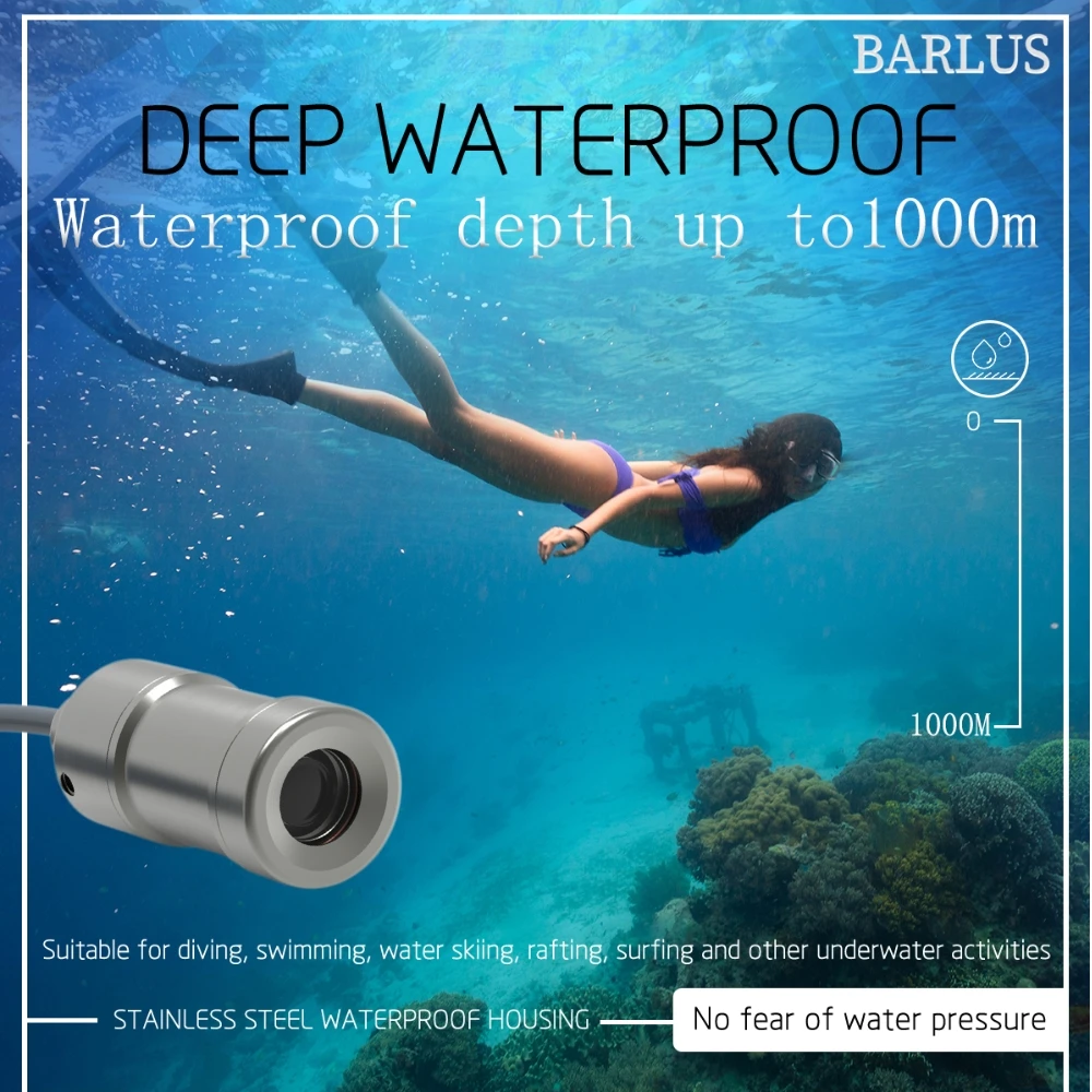 Mini 40mm Diameter Underwater Network Camera Suitable For Rov Camera