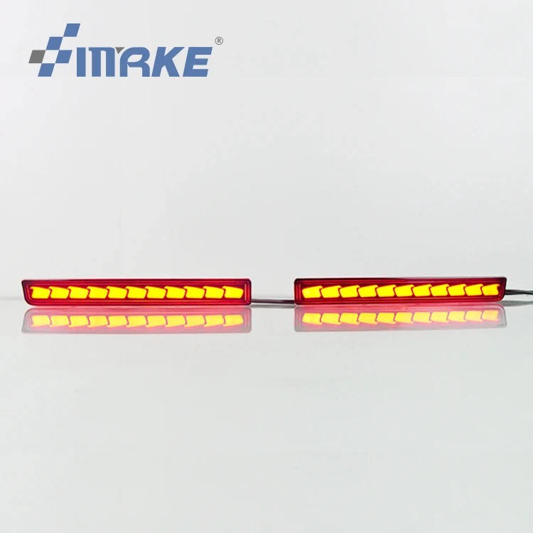 Smrke Car Rear Bumper Light for Mitsubishi Xforce Reflector 2023 2024 LED Brake Light Tail Light