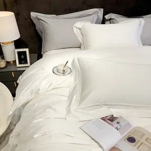 Breathable and Silky Soft Home Textile Bed Covers Queen Size Bedding Set Duvet 100% Bamboo Bed Sheet Set Bedding Set