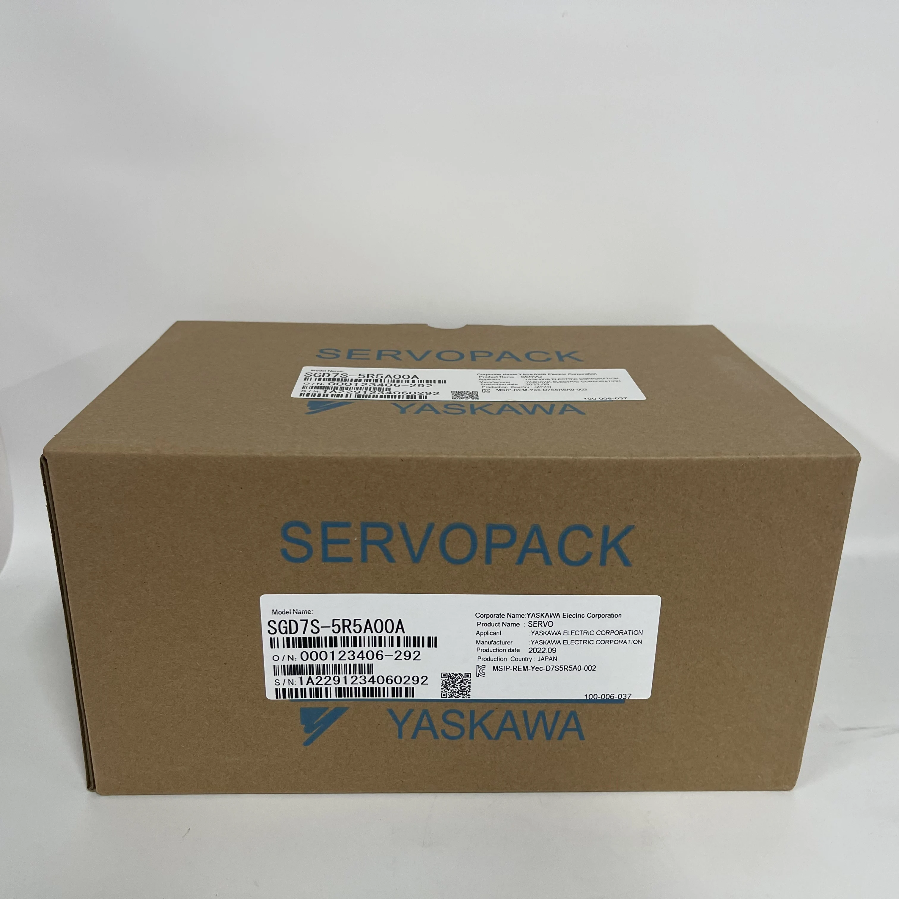 YASKAWA Servopack (Servo Drive) SGD7S-5R5A00A YASKAWA Servopack (Servo Drive) SGD7S-5R5A00A