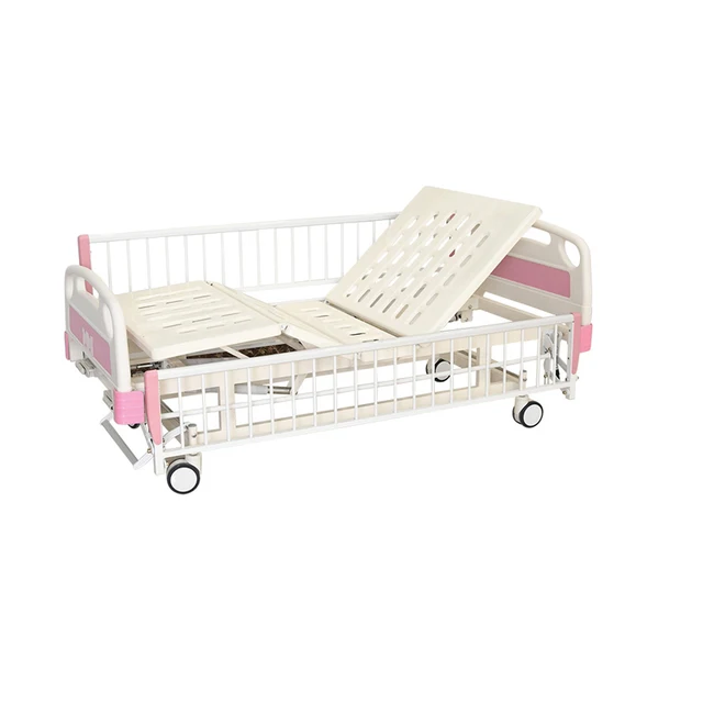 New Customization Cheapest high quality Hospital bed Multifunctional two Crank Manual Medical Patient Bed
