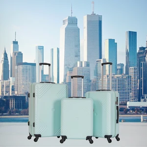 Designer Custom ABS Trolley Luggage Set Stylish Hard Shell Travelling Bags Durable and Anti-Theft for Comfortable Travel