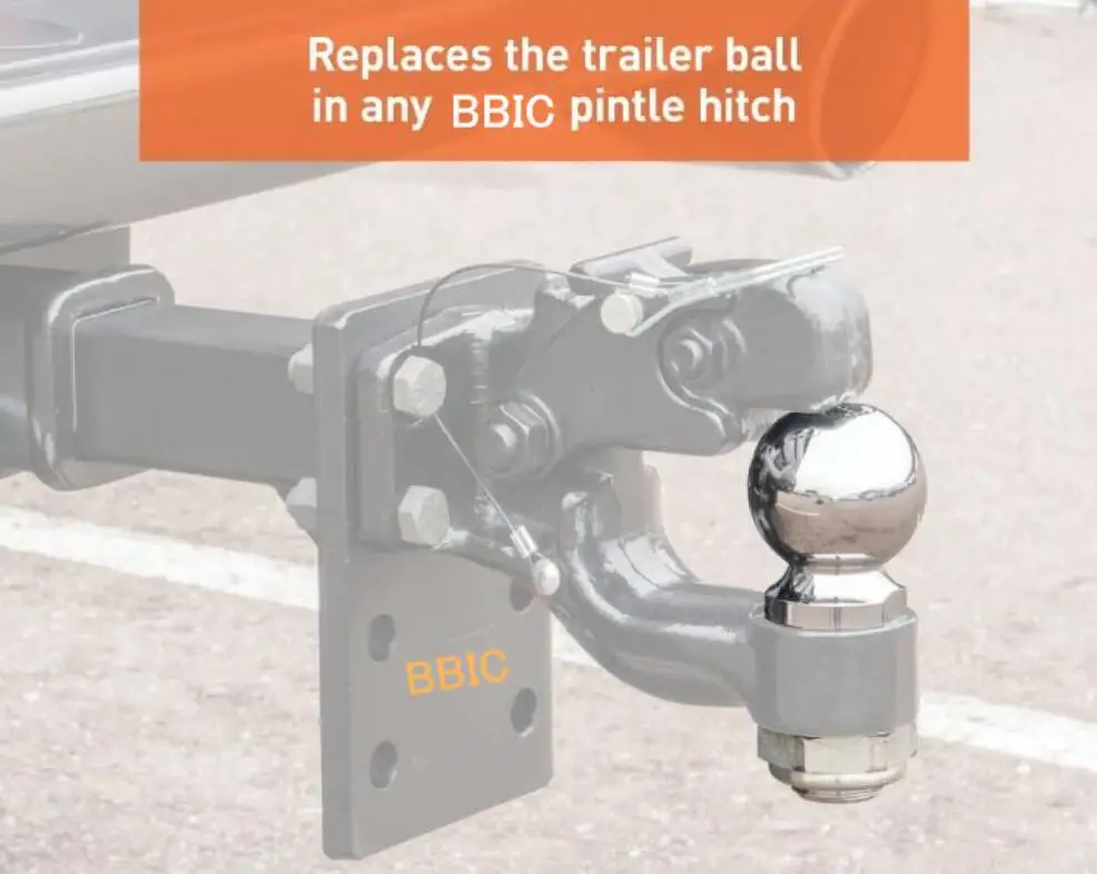 Regular Pintle Hook with Safety Pin and Bolt Kit