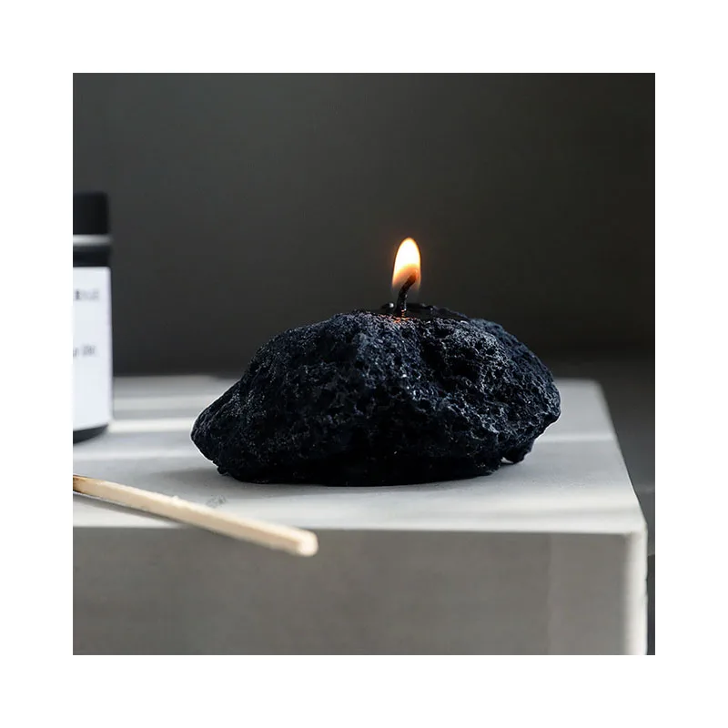 Mini Meteorite Scented Candles Black Geometry Moon Candle Fragance Funny  Cheeky Gift Birthday Nordic for Home Decor