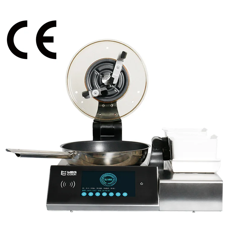 Automatic Cooking Robot Fried Rice Machine Auto Wok Machine 3520W Robotic Chef