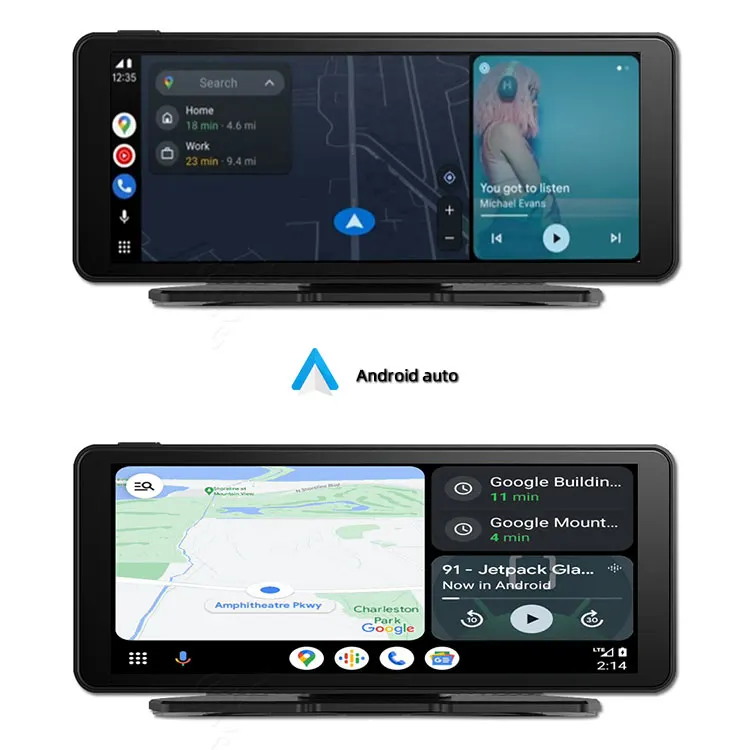 10.36 Inch 4K Car Display with Backup Camera & Hi-Res Audio