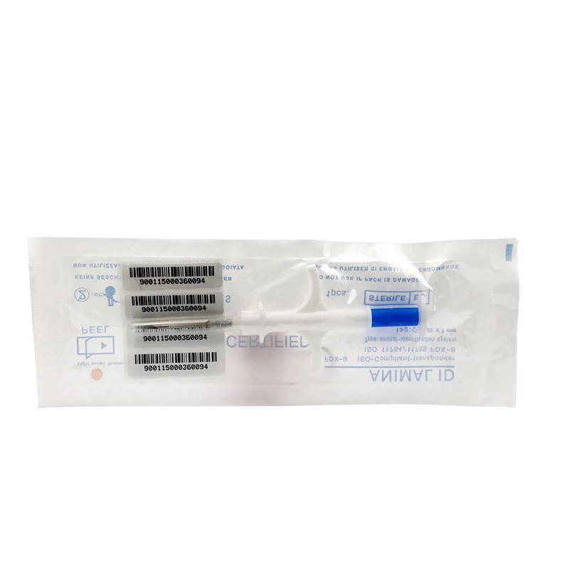 Wholesale Rfid Animal Chip Identification Syringe 2.12*12mm Em4305 Animal Pet Microchip