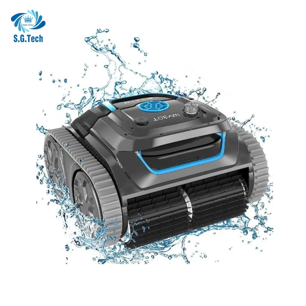 Automatic Robotic Vacuum Cleaner Swimming Pool Cleaning Cordless Wireless Cleaning Robot