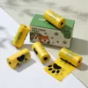 Yellow capsule dispenser (poop bag not included)