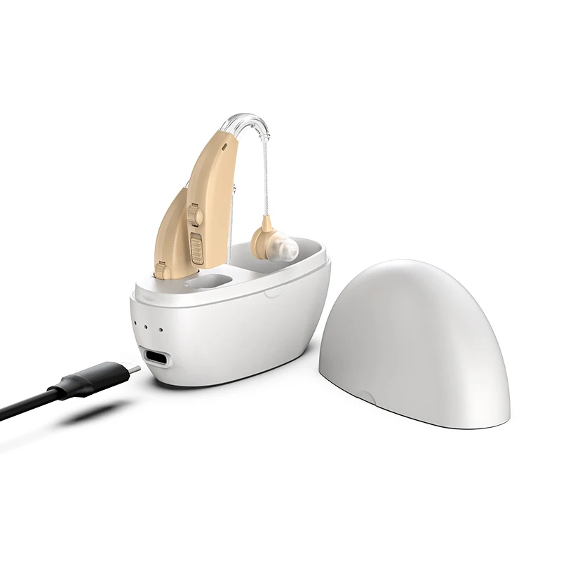 BTE Hearing Aids Programable Rechargeable Ear Aid Hearing Aids German Technology for the Deaf