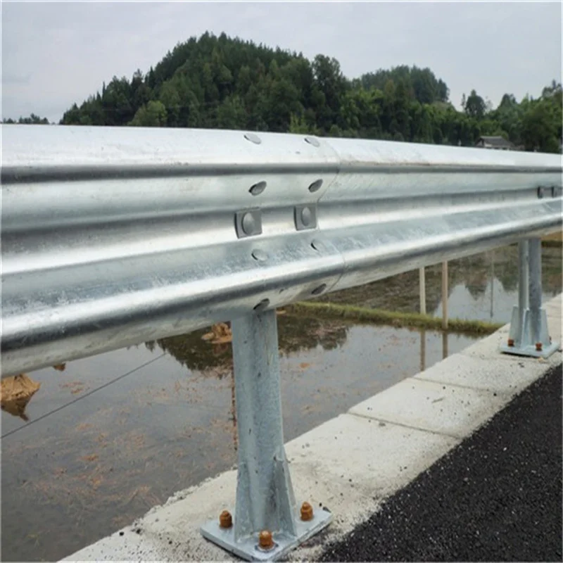 W Beam Guard Rails Protecting Road Used Safety Steel Aashto M180 Galvanized Highway Guard Rail