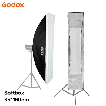 Godox Softbox 35*160cm Strip Softbox Double Soft Cloth with Bowens for Portrait Studio Blitz Speedlite Softbox detail image