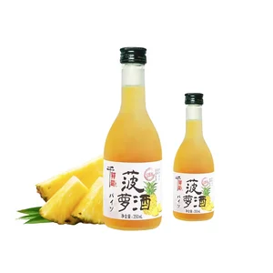 Low Alcohol Fruit Wine Glass Bottles Alcoholic Beverages Pineapple Wine