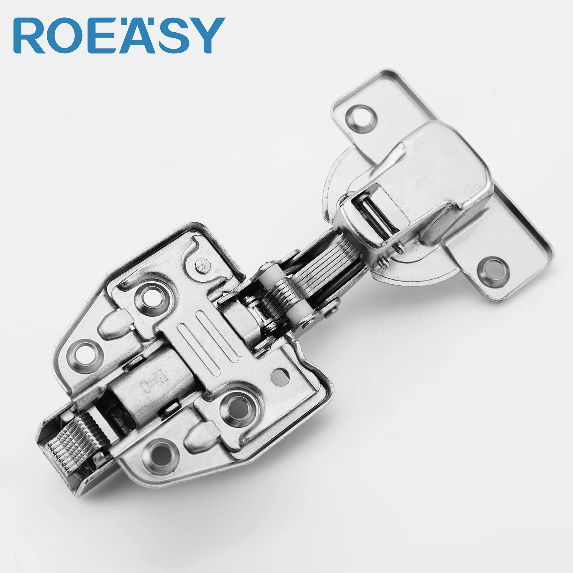 Clip-on 5 Holes Plate 40mm Cup Soft Close Hydraulic Cabinet Hinge for Kitchen