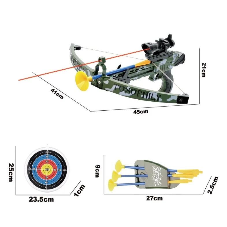 Camouflage Large Crossbow Hunting Professional Powerful Shooting Game Crossbow Pisto Kids Slingshot Hunting Arrow Toys Set