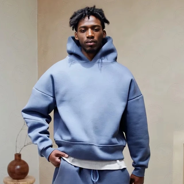 Custom Heavy Weight Men's Oversized Sweaters Sporty 100% Cotton Fleece Plus Size Men's Hoodies Sweatshirts Wholesale