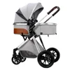 Baby Stroller Light Grey