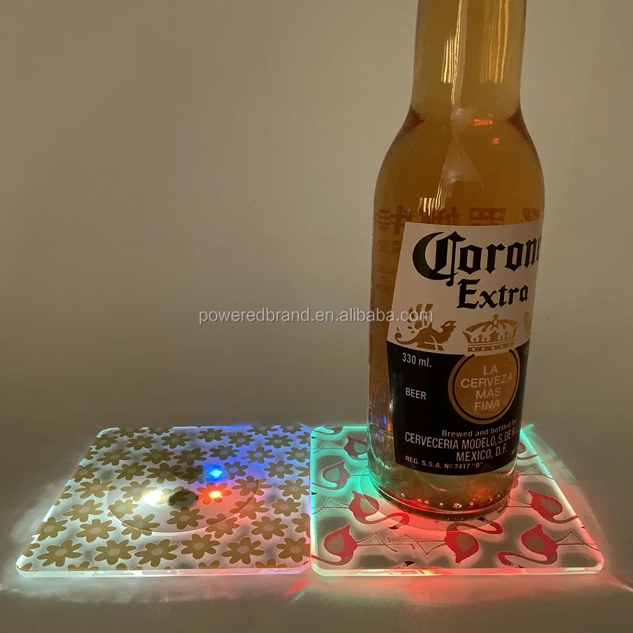 
 Квадратные Светодиодные Подставки для бутылок  