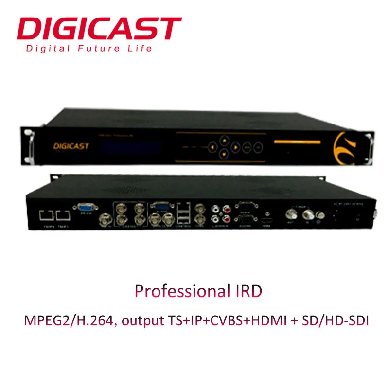 Satellite TV Decoder IRD Cam Module Viacess Satellite Receiver with Internet Connection