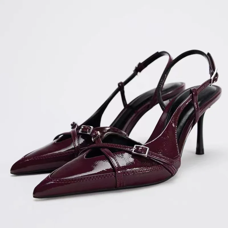 Luxury Women Summer Dress Shoes Elegant Pointed Toe Slingback Slip-On Thin  Heeled Lightweight Evergreen High Quality New Arrival| Alibaba.com