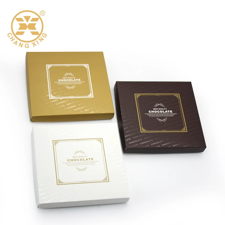 Custom Printed Chocolate Gift Box with 350gsm Cardpaper and CMYK+PMS Color for Candy Packaging