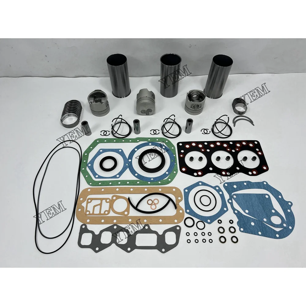 3AD1 Engine Overhaul Kit With Cylinder Piston Rings Liner Full Gasket Kit Bearings for Isuzu