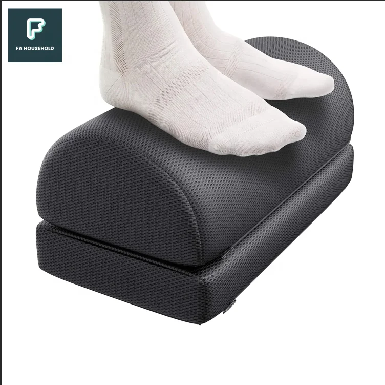Orthopedic Teardrop Design Memory Foam Footrest Pillow Adjustable Leg Pillow Foot Rest Cushion Ergonomic Foot Rest Under Desk