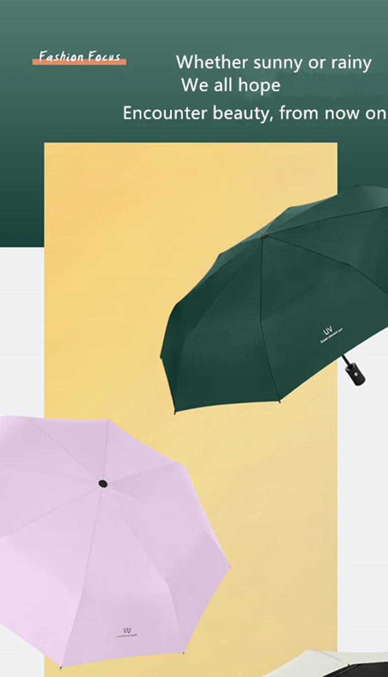 Full Automatic Anti Ultraviolet Sunscreen Umbrella Portable Sunny