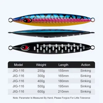 Cherry New Style Deep Sea Slow Tar Wheel Lure 250g-600g UV Glow Metal Quick Jigging Saltwater & River Marlin Shark – Metal Jig – view 4