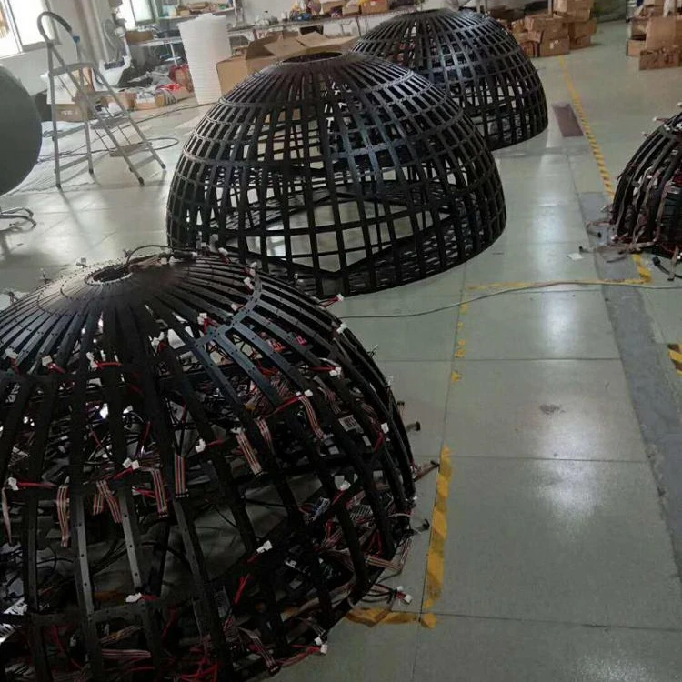 P3 Led matrix Intelligent Full Color Sphere Ball Shape 1 Meters in Diameter Customized Led Screen Display