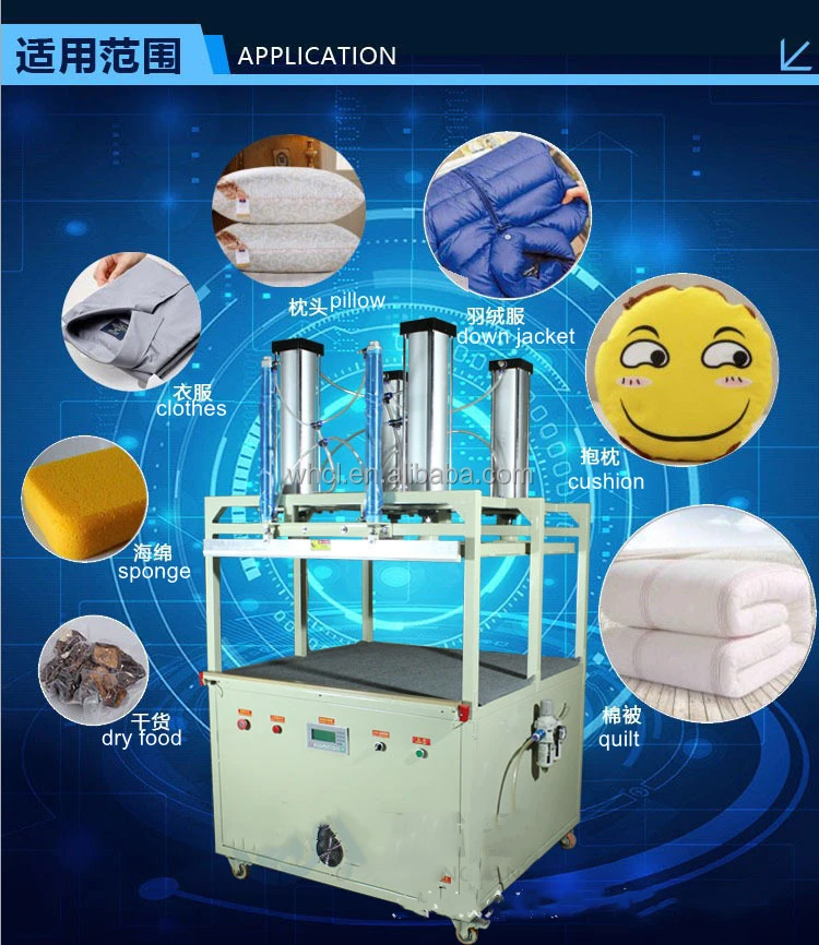 Blanket Pillow Cushion Toy Quilt Vacuum Compressed Packing Sealing
