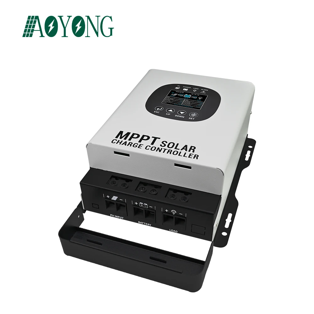 Smart Solar Panel Charger Regulator 24V 48V 96V 192V DC Output 40A Metal Case Protection MPPT Solar Charge Controller