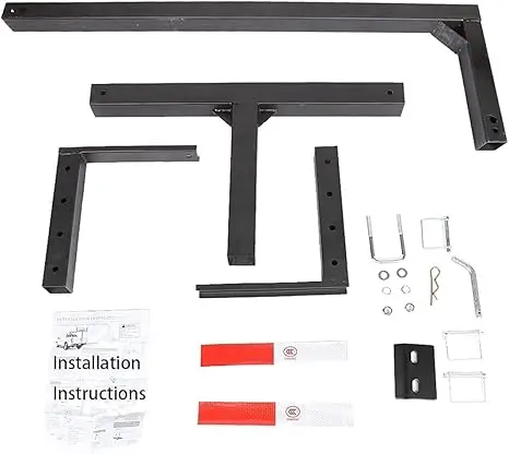 Truck Bed Extender Design Foldable Pick up Truck Bed Hitch Mount Extension Rack for Canoe Kayak Ladder Lumber