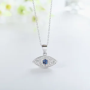 POLIVA Accept Custom Logo Women Fashion Jewelry  Pendants 925 Sterling Silver Turkish EvilEye Pendant