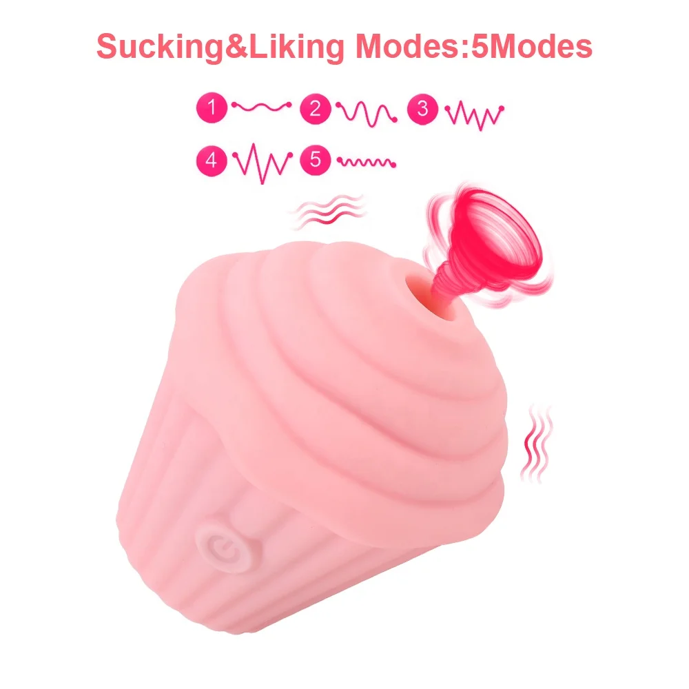 Silicone Clit Sucking Cupcake Vibrator Sex Toy Women Nipple G Spot  Stimulator Clit Sucker Ice Cream Vibrator Egg For Female - Buy Clit Sucking  ...