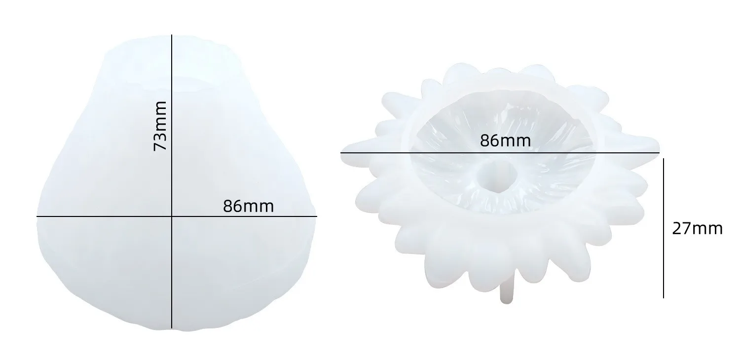 mirror surface high quality silicon mold for strawberry and for resin art molds for epoxy resin